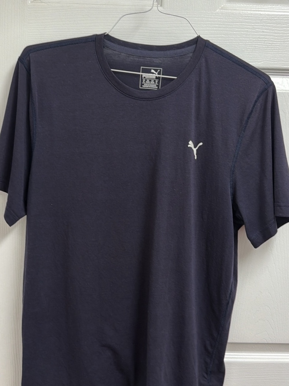 Puma Men's Navy Short-Sleeve Performance Tee XL